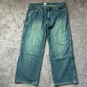 Calvin Klein relaxed fit distressed zip fly 4 pockets jeans S 40x30